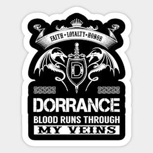 DORRANCE Sticker